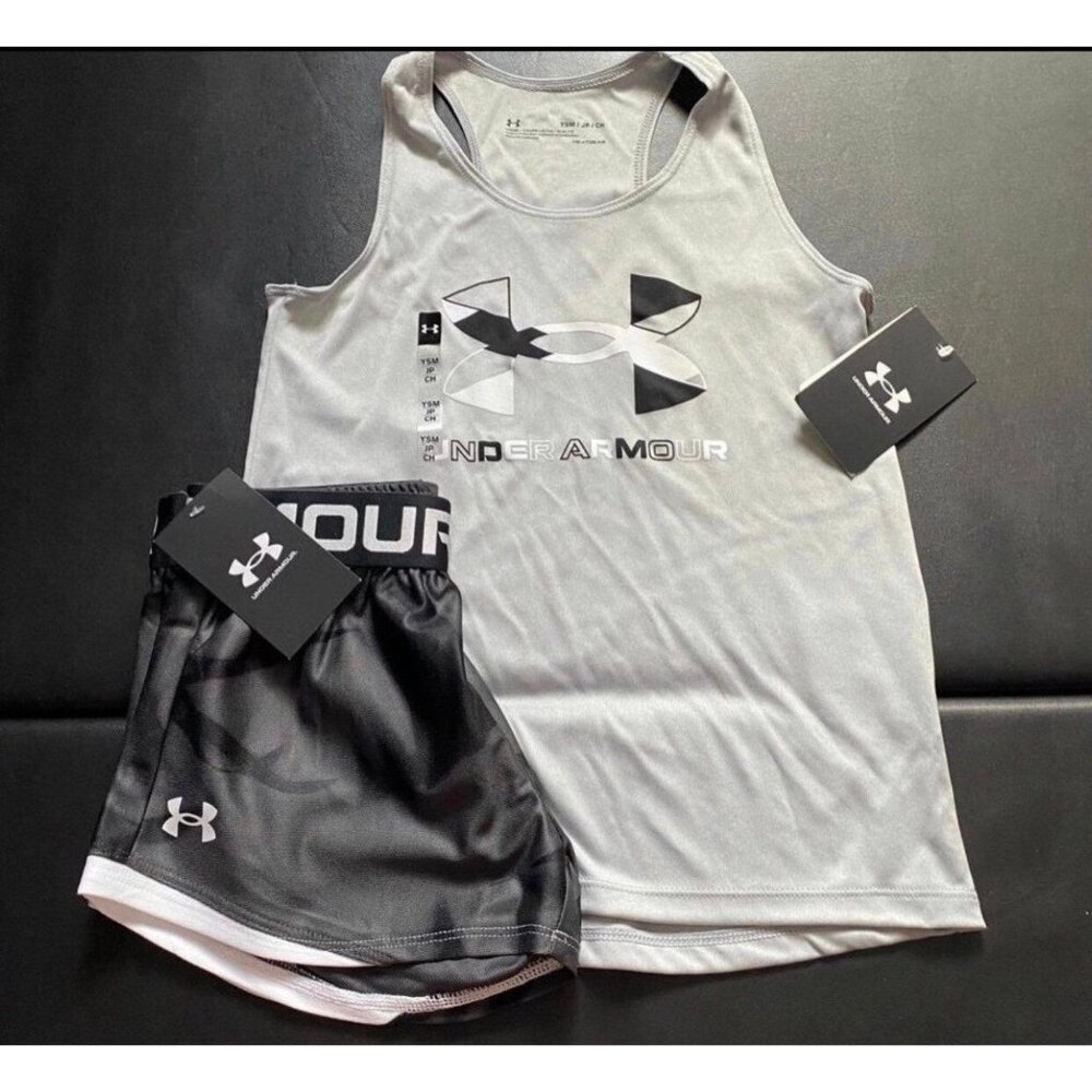NWT Under Armour Athletic Set Girls Youth Size Small